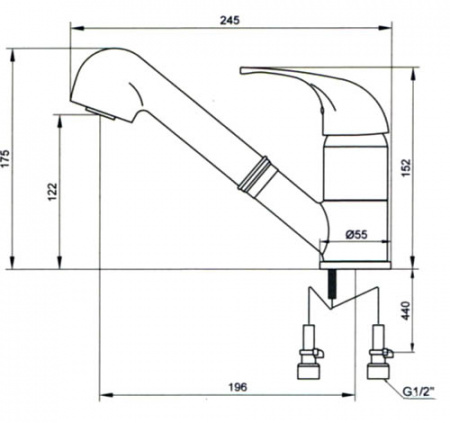 Смеситель для кухни Kaiser Planet 22033 фото