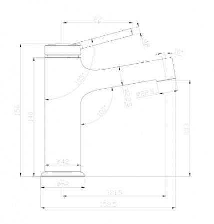 Смеситель для раковины Lemark Minima LM3806C фото