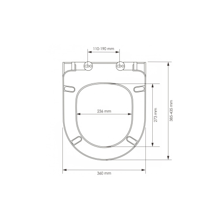 Подвесной унитаз безободковый WasserKRAFT Mindel H002.E034 с сиденьем фото