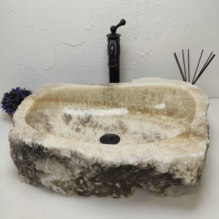 Накладная раковина из оникса Erozy BL EO-01222 (61*50*16) фото