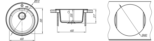 Кухонная мойка НИКОСИЯ Florentina 20.135.В0510 грей фото