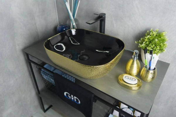 Накладная раковина GID Luxe Line D1302H022 50,5х40,5 фото