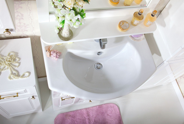 Тумба с раковиной Бриклаер Анна 75 фото