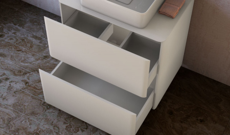 Тумба под раковину Raval Pure 75 Pur.01.75/N/W фото