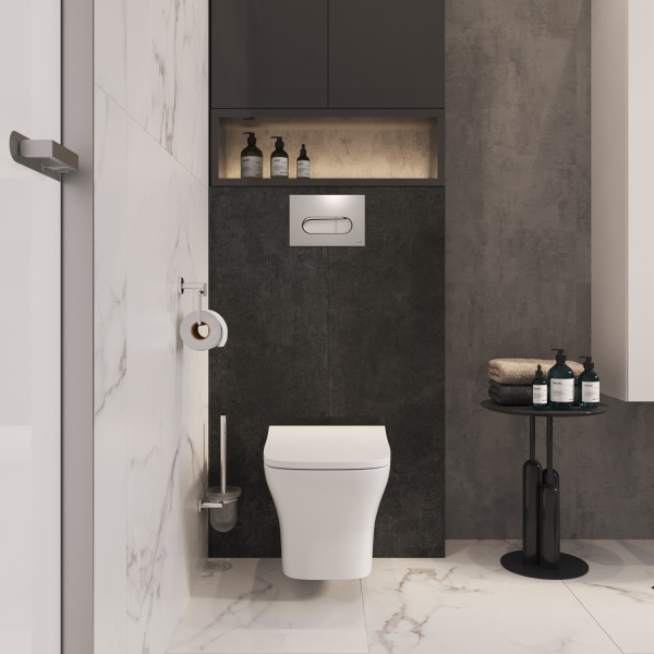 Подвесной унитаз безободковый VitrA Zentrum Square (Зентрум Скуэр) 7484B003-0075 фото