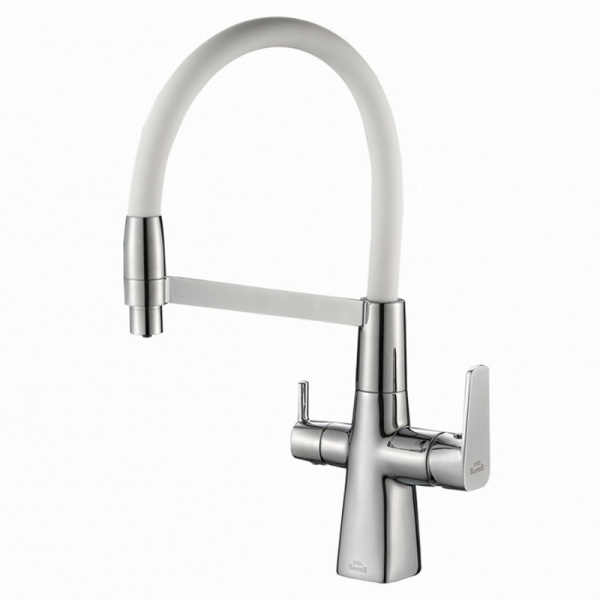 Смеситель для кухни кухни с фильтром для воды Zorg Steel Hammer SH 818-8 CR фото