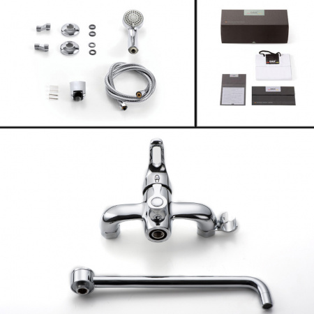 Смеситель для ванны с душем D&K Eucharius Rhein DA1373301 фото