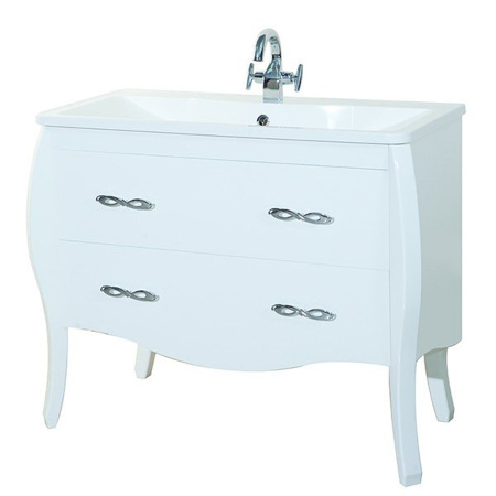 Тумба под раковину Bellezza Грация-90 белая фото