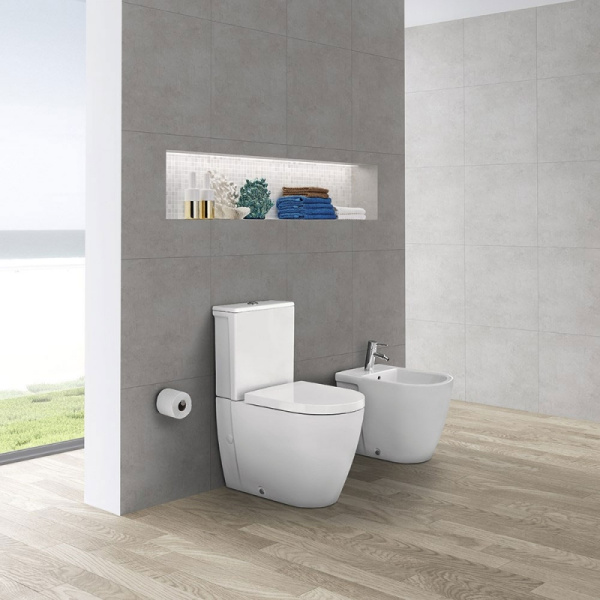 Унитаз компакт Sanitana Coral S10063823300000 без бачка и сиденья фото