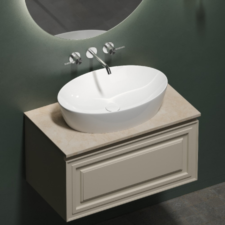 Тумба под раковину Sancos Very VR80CE Beige Soft фото