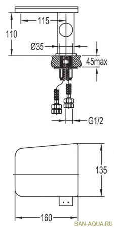 Смеситель для раковины Cezares Cascado CASCADO-LS-01 фото
