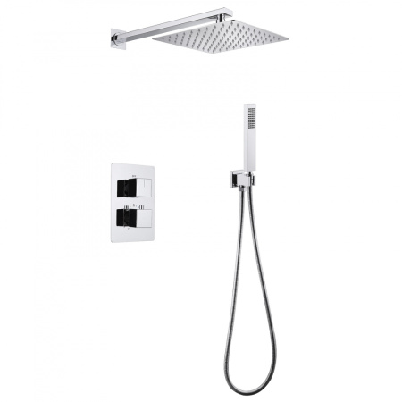 Душевая система скрытого монтажа с термостатом Abber Daheim AF8251 хром фото