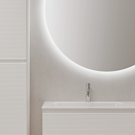 Тумба под раковину Sancos Folk FL100LW белая, левая фото