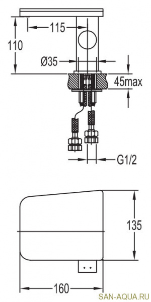 Смеситель для раковины Cezares Cascado CASCADO-LS-01 фото