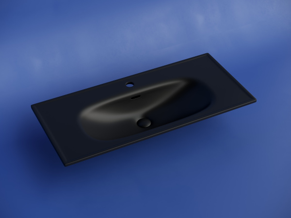 Раковина Ceramica Nova Sabo CN13003MB 100x46 черная матовая фото