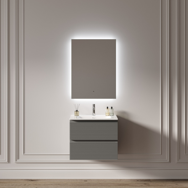 Зеркало с подсветкой Sancos Square 2.0 SQ2.600 60x80 фото