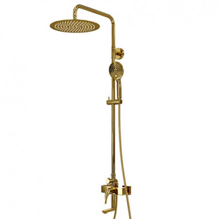 Душевая система (стойка) WasserKRAFT Sauer A17101 глянцевое золото фото