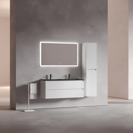 Тумба под раковину Sancos Libra LB120-2W белая фото