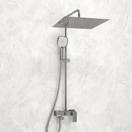 Душевая система (стойка) WasserKRAFT A177.119.065.087.CH хромоникель фото