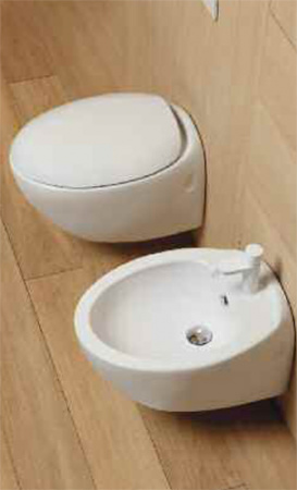 Унитаз подвесной Azzurra Clas CLP 100M/SOSK bi matt фото