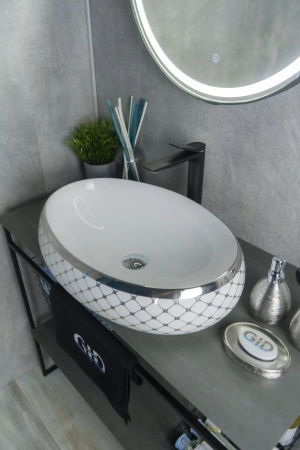 Накладная раковина GID NC262 59х40 фото