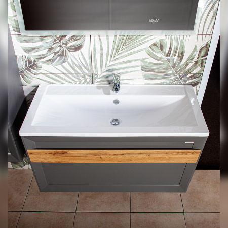 Тумба с раковиной Бриклаер Берлин 100 4627125416125 фото