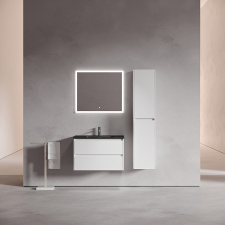 Тумба под раковину Sancos Libra LB80W белая фото