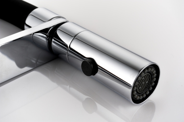 Смеситель для кухни Vincea VKF-114MB черный матовый фото