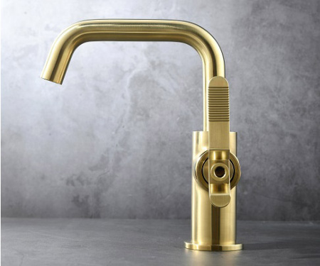 Смеситель для раковины Bronze de Luxe 1760 1178CG матовое золото фото