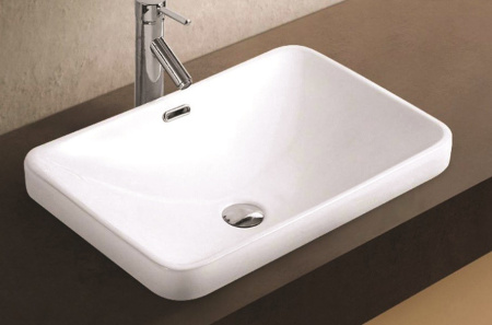 Полувстраиваемая раковина CeramaLux N 78441-1 56x39 фото