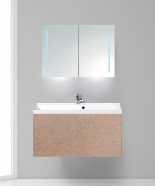 Тумба под раковину Belbagno Regina REGINA-1000-2C-SO-MR-BLUM, Marmo Rosa фото