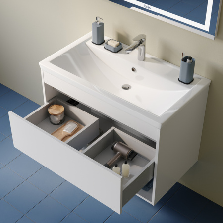 Тумба с раковиной Iddis Zodiac ZDX80WNi95K 80 см фото