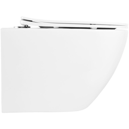 Унитаз подвесной BBelBagno Uno BB3105CHR/SC с сиденьем микролиф фото