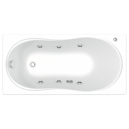 Ванна акриловая с гидромассажем Bas Лима 130х70 фото