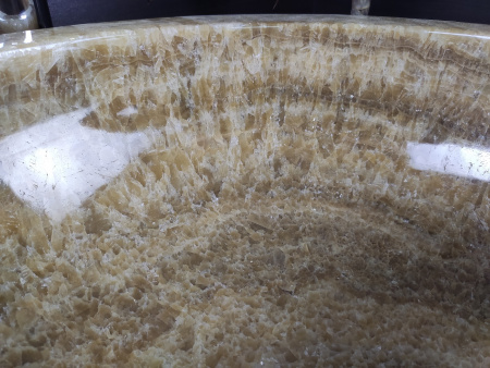 Накладная раковина из оникса Indo Bowl Sunset Medium BO-00012 фото