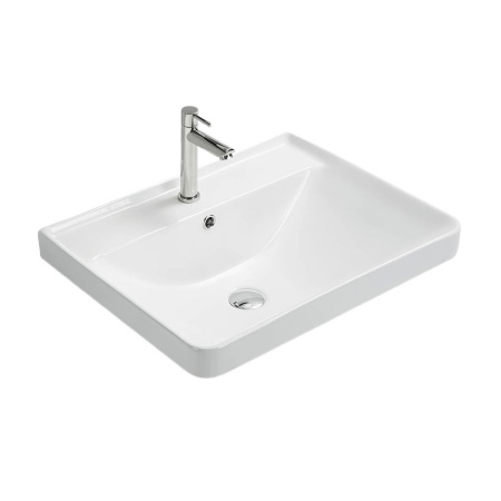 Тумба с раковиной Comforty Катунь 60ПД 00-00018663 белая матовая фото