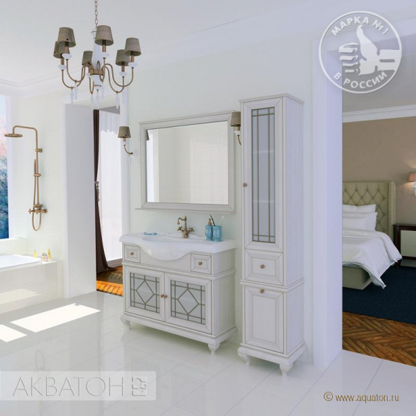 Шкаф-пенал Акватон Беатриче 1A187403BEM6R фото