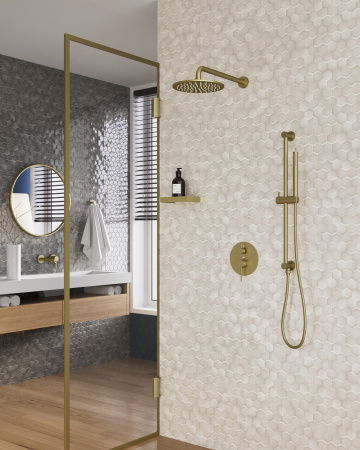 Душевая система скрытого монтажа Timo Saona SX-2309/17SM  золото матовое фото