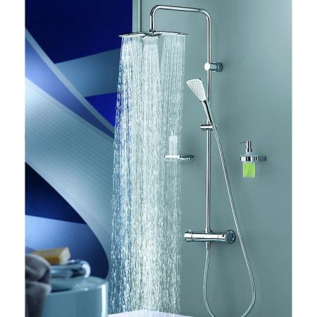 Душевая система (стойка) с термостатом Kludi Fizz 6709505-00 фото