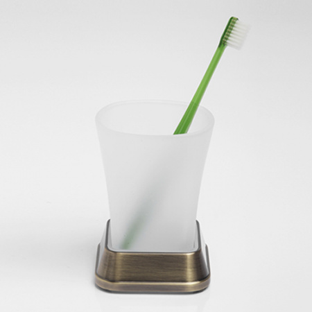 Стакан для зубных щеток настольный WasserKRAFT Exter K-5528 фото