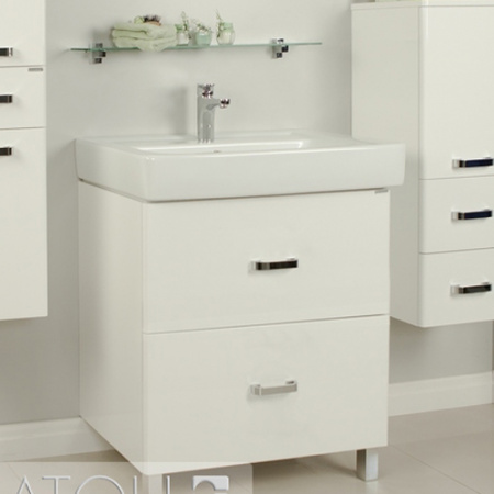 Тумба под раковину Акватон Америна 80 Н 1A169401AM010 белая фото