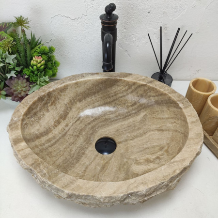 Накладная раковина из оникса Erozy Sunset EO-01435 (53*44*15) фото