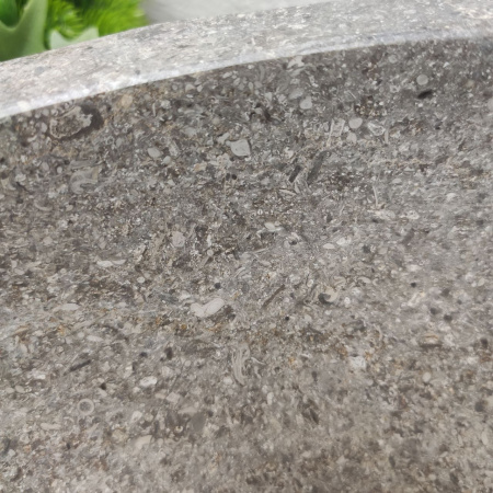 Накладная раковина из мрамора Erozy Grey EM-01376 (45*40*15) фото