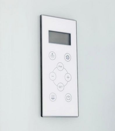 Душевая кабина с гидромассажем и паром Acquazzone Omega 100S 100х100х220 фото