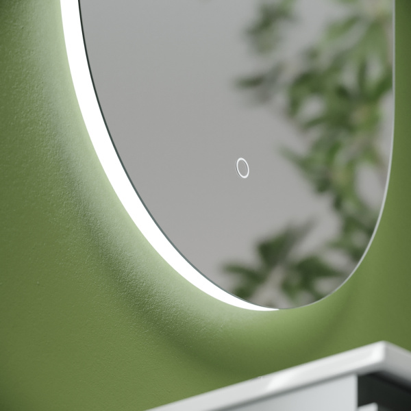 Зеркало с подсветкой Sancos Oval OV55C 55x105 фото