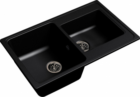 Мойка кухонная Ewigstein Elegant E- 80D антрацит фото