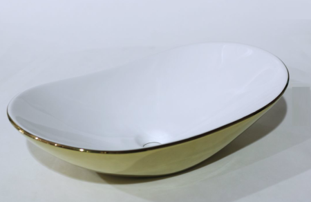 Накладная раковина CeramaLux NC 7811AJW 61x36 фото