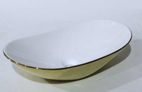 Накладная раковина CeramaLux NC 7811AJW 61x36 фото