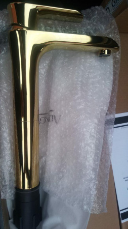 Высокий смеситель для раковины AltroBagno Costanza 010214Or фото