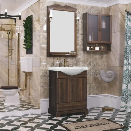 Мебель для ванной Opadiris Клио 65 орех антикварный фото